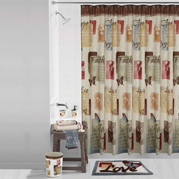 Solace Tufted 'Love' Butterfly Bath Rug